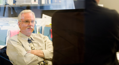 WHR Architects' Senior Principal Charles Griffin reacts to the Supreme Court's ACA ruling on July 2, 2012